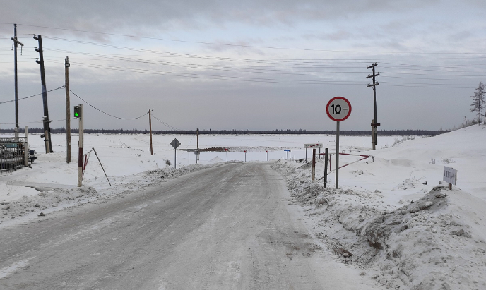 До 17 апреля закроются ледовые переправы на реке Лене