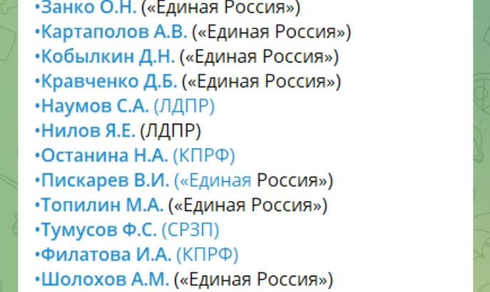 Мой телеграм-канал оказался в фаворитах Табели депутатов восьмого созыва